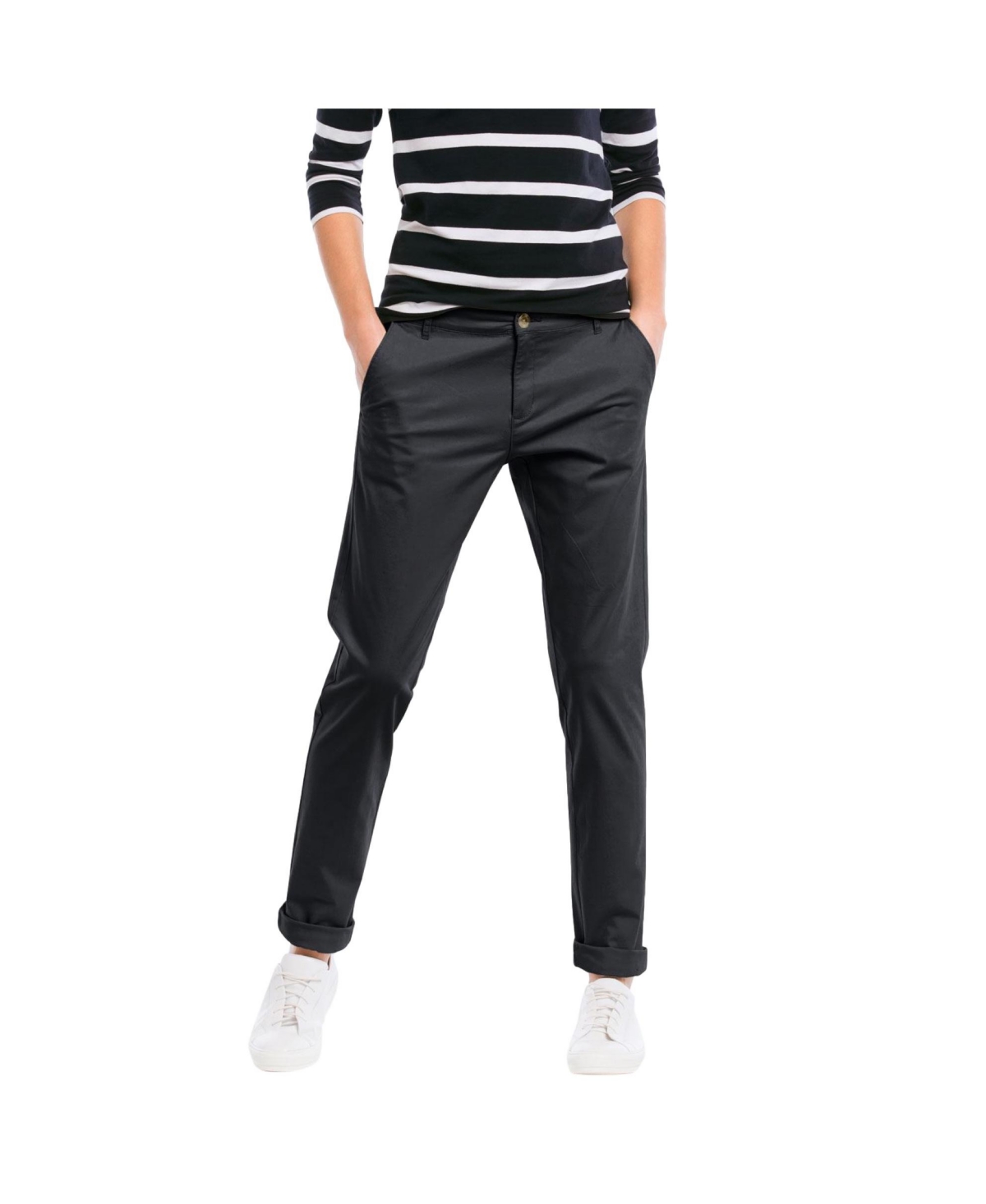 ellos Women's Modern Stretch Chino Pants