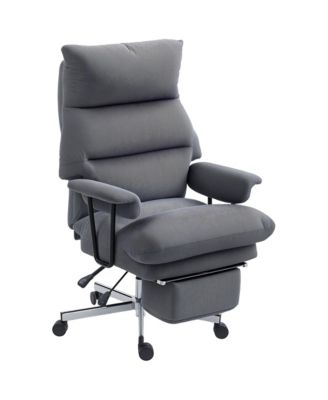 Large Office Chair, Reclining Desk Chair with Lumbar Support,
