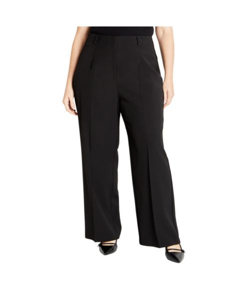Женские брюки CITY CHIC Plus Size Yasmine, цвет: Чёрный