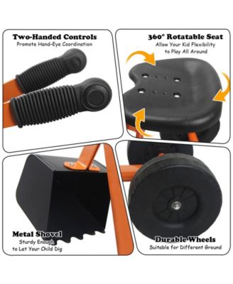 Heavy Duty Kid Ride-on Sand Digger Digging Excavator