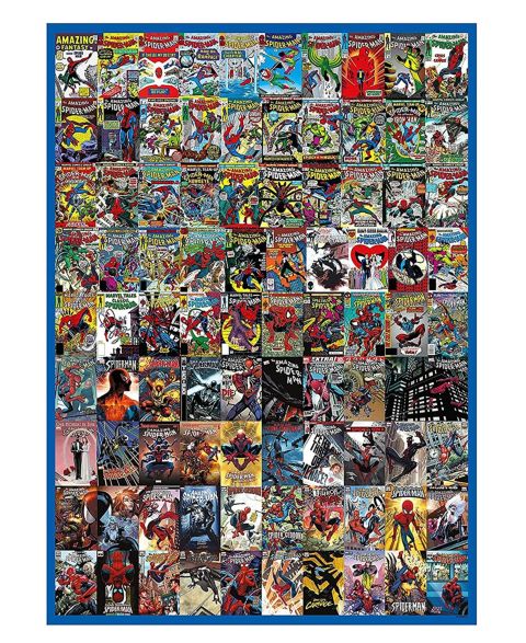 Детский пазл NMR Distribution Marvel Spider-Man Covers 1000 Piece Puzzle, Ages 14+