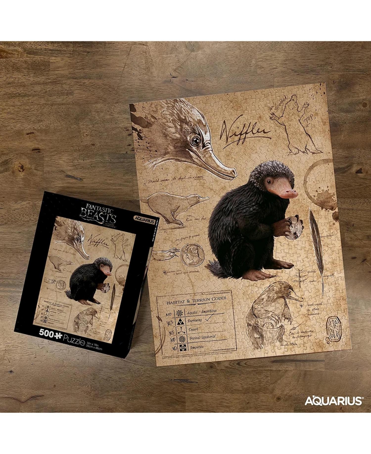 Nmr Distribution Fantastic Beasts Niffler 500 Pice Jigsaw Puzzle