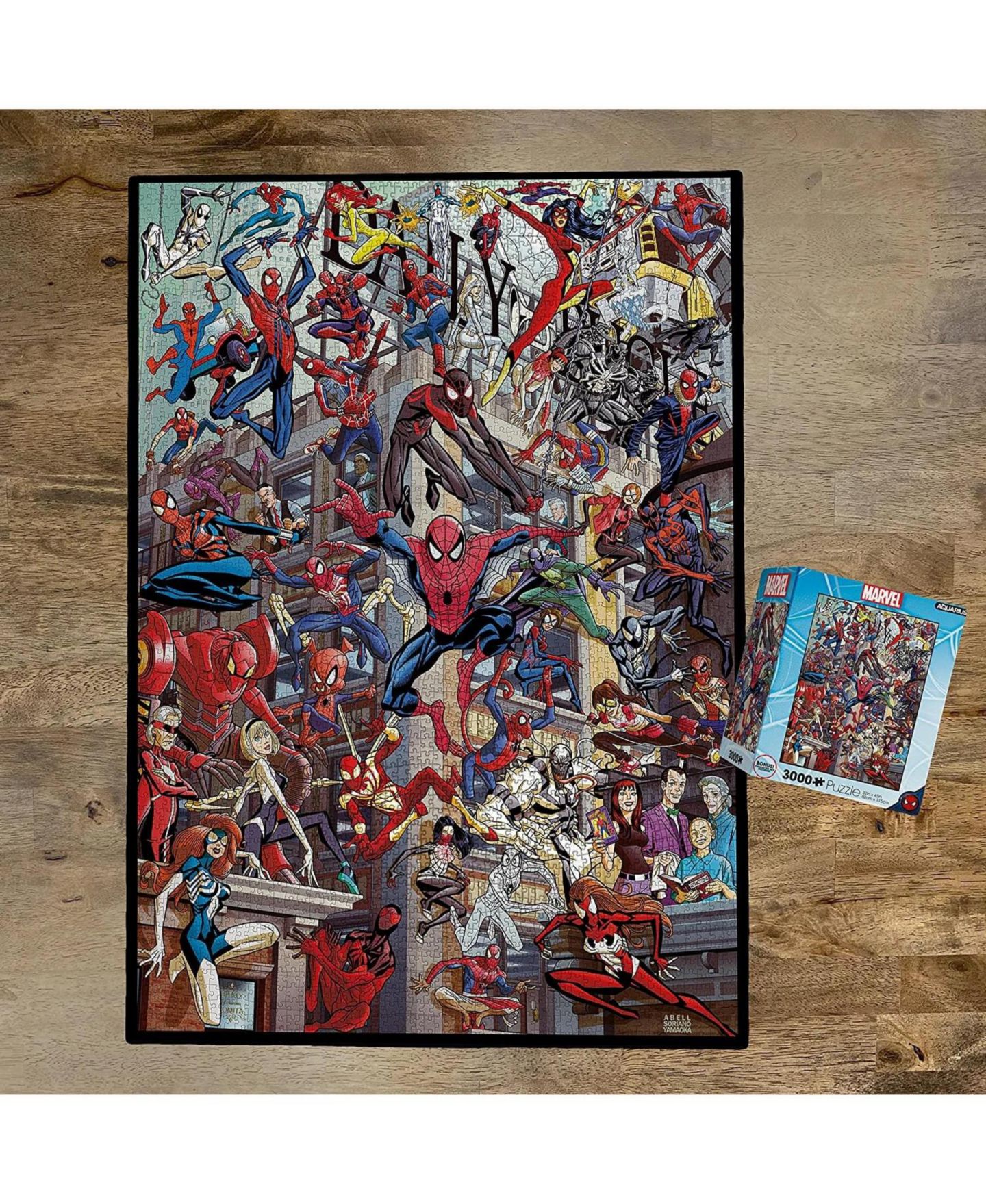 Детский пазл NMR Distribution Marvel Spider-Man Heroes 3000 Piece Jigsaw Puzzle — фото 3