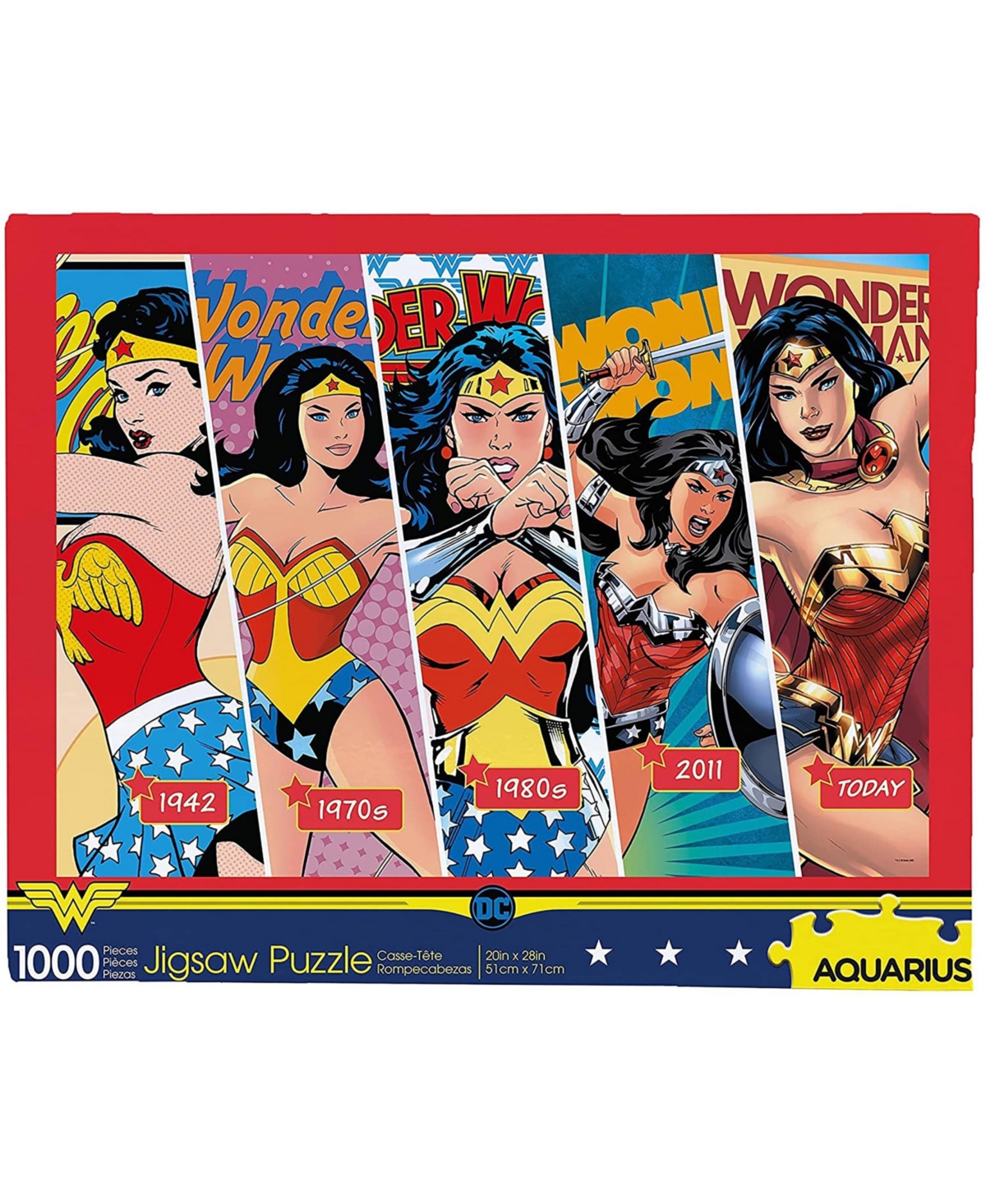 Nmr Distribution Dc Comics Wonder Woman Timeline 1000 Piece Jigsaw Puzzle