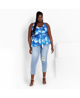 Plus Size Serena Print Top