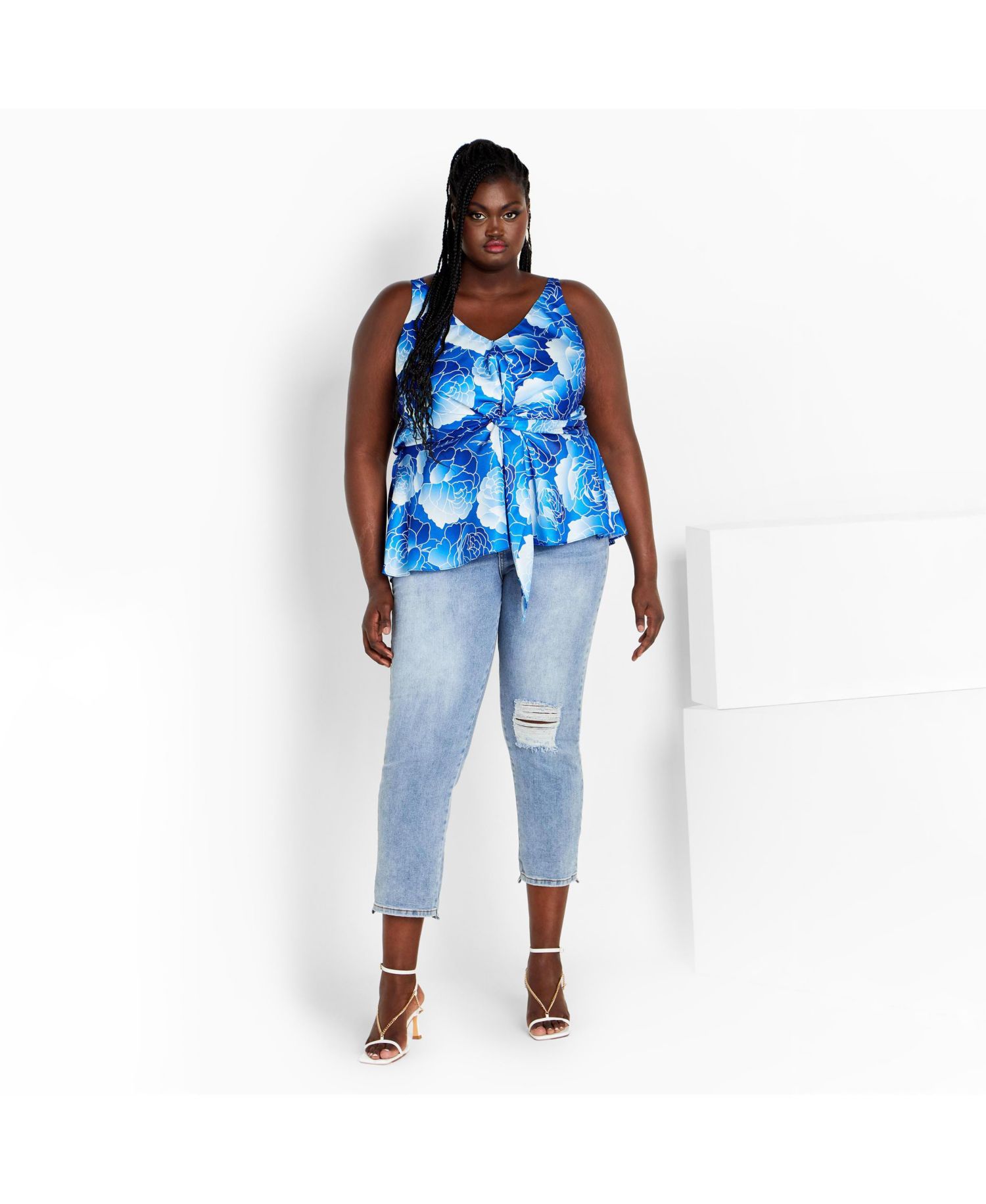 Plus Size Serena Print Top
