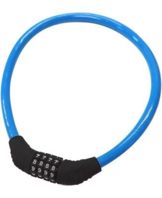 Bike Lock with 4-Digit Adjustable Combination Cable , 2Ft x 1/2 Inch