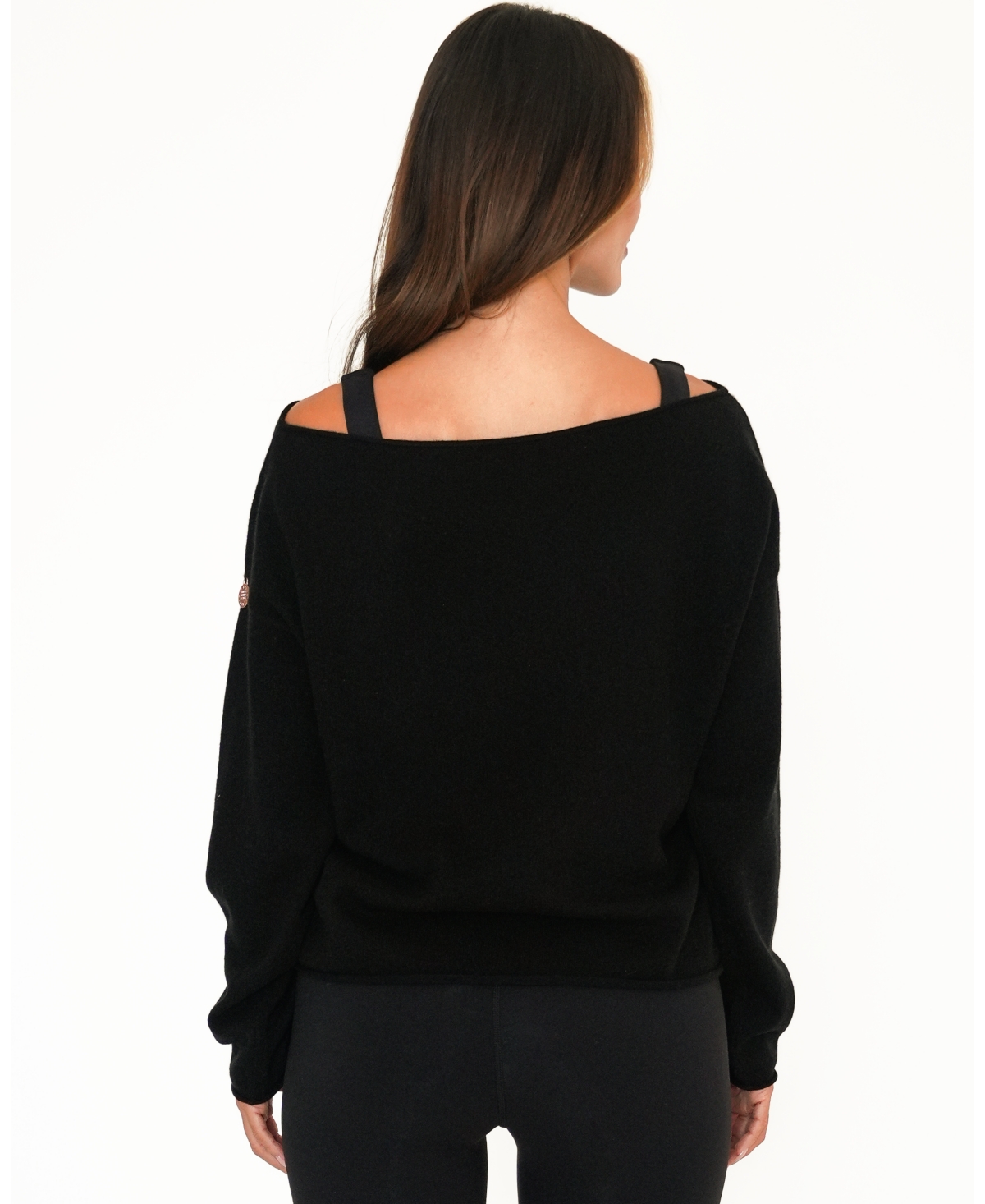 Rebody Active Women's Romy Off Shoulder Cashmere Sweater