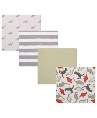 Cotton Flannel Receiving Blankets 4-Pack