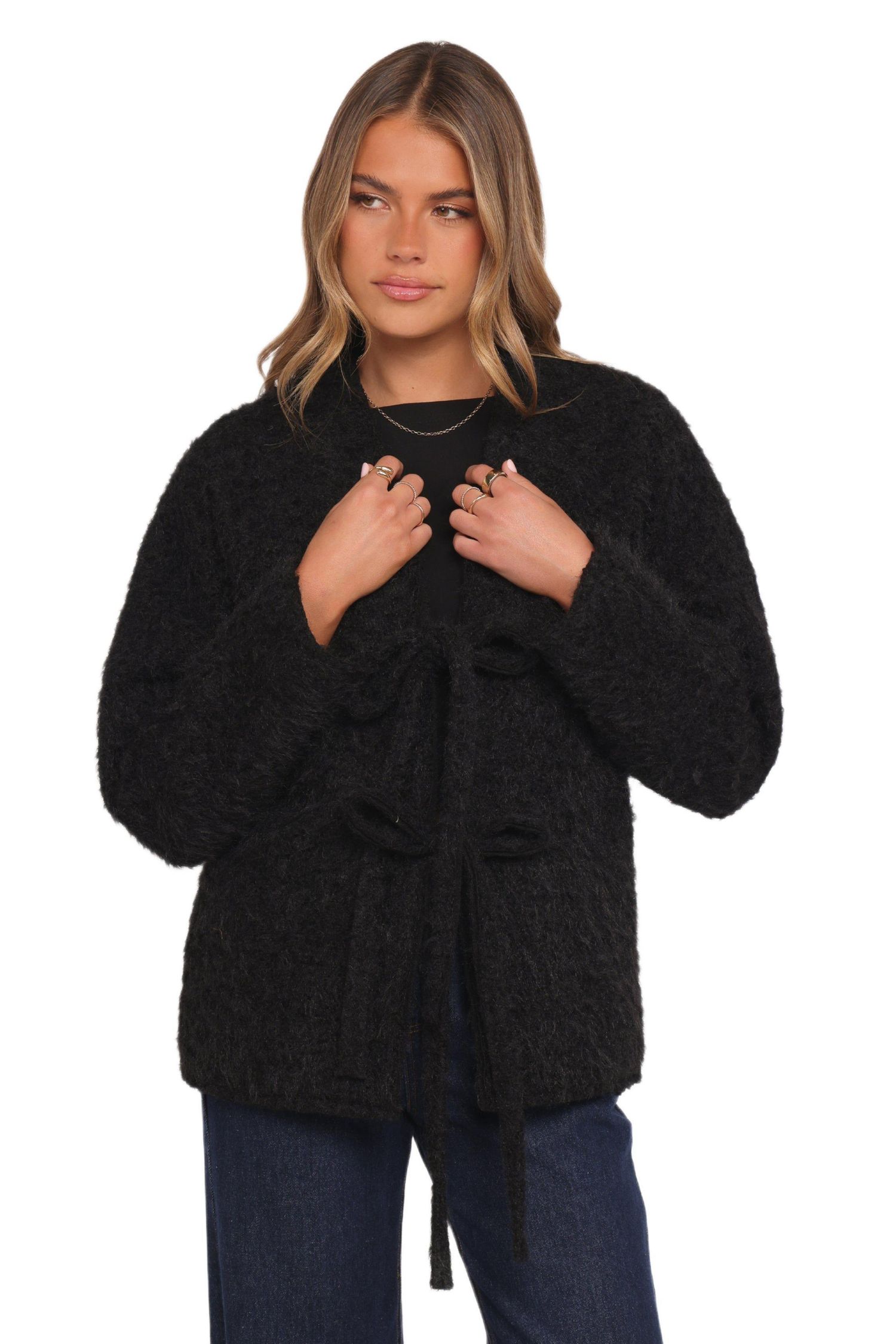 Women's Kimmy Bow Oversized Cardigan