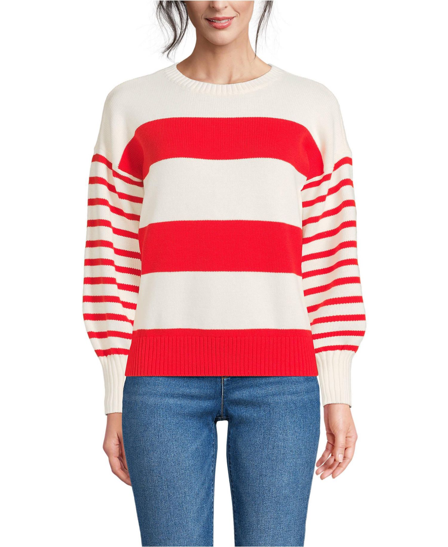 Women's Petite Drifter Jersey Crewneck Sweater