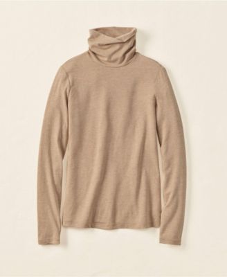 Women's Lightweight Jersey Long Sleeve Turtleneck T-shirt