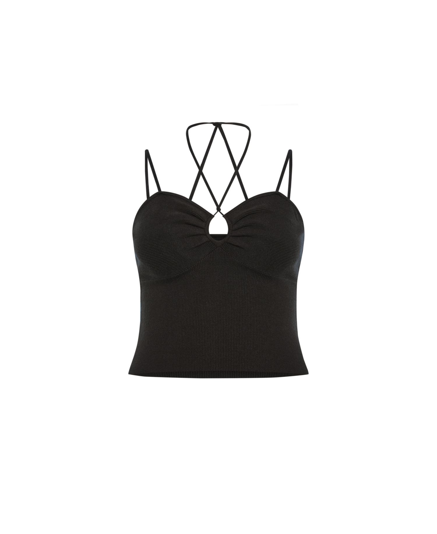 Women's Jez Ribbed Halter Top