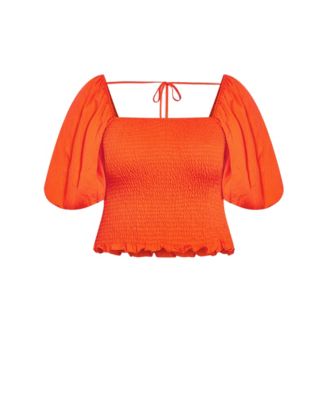 Plus Size Poppie Print Top