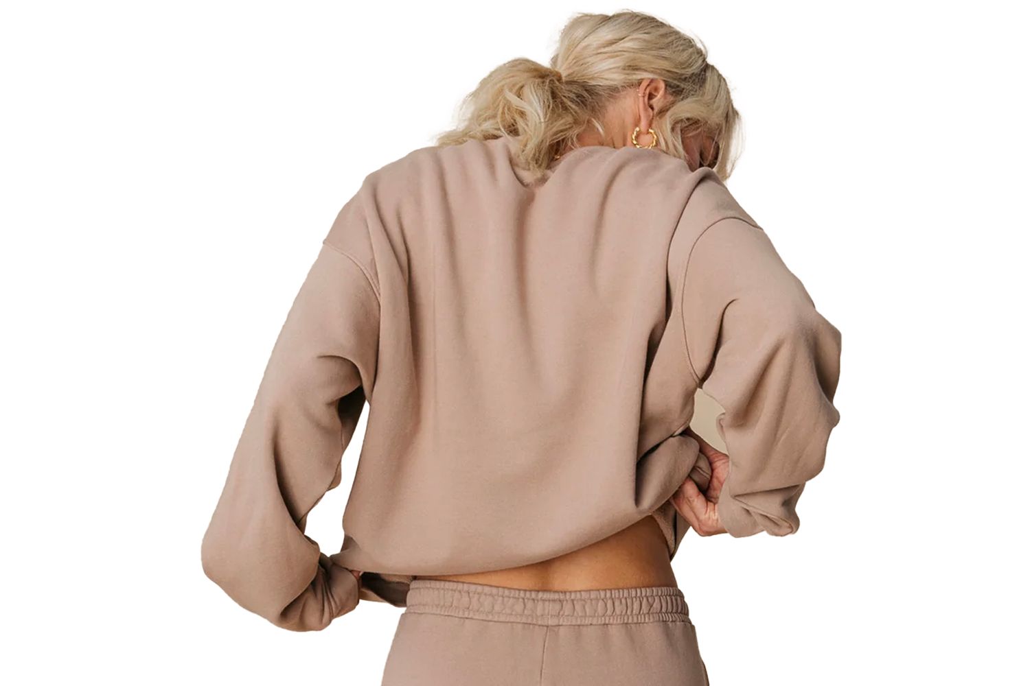 Women's Organic Cotton Teddy Oversized Crewneck