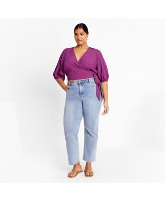 Plus Size Tie Kiki Top