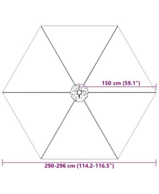 Replacement Fabric Green 100% polyester 118.1 in diameter