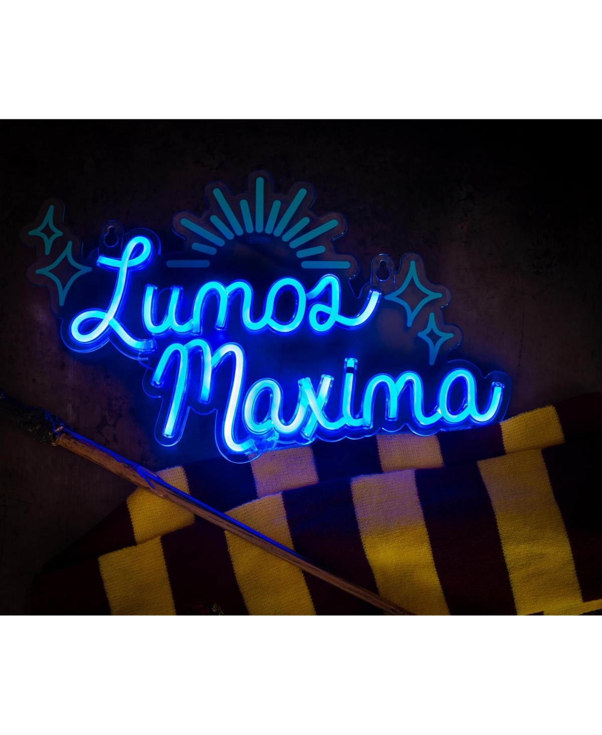 Ukonic Harry Potter Lumos Maxima Hanging Led Neon Wall Light Sign