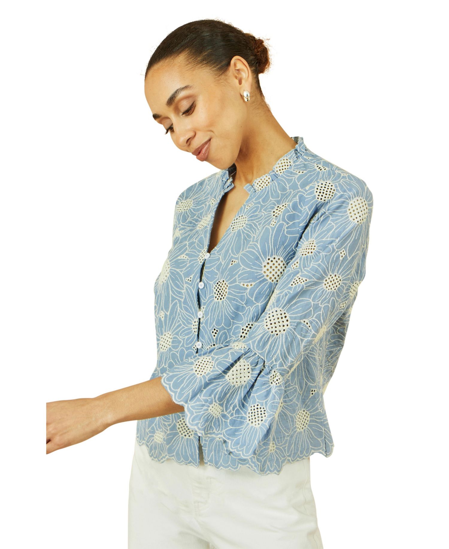 Women's Daisy Broderie Shirt
