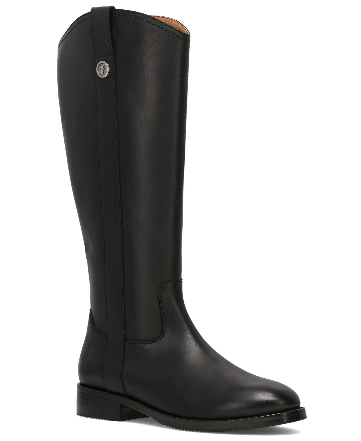 Женские ботинки Frye Melissa Western Knee High Leather, цвет: Чёрный кожаный — фото 1