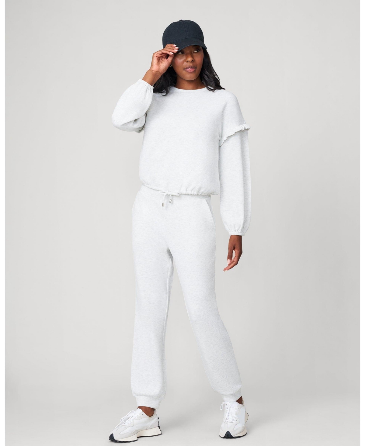 Cable & Gauge Women's Bubble Hem Jogger Set