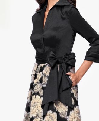 Women's Collared Long-Sleeve Shirt Dress