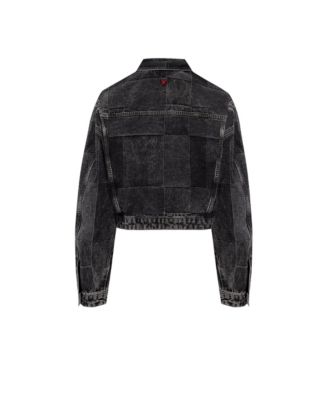 Women's Colorblocked Denim Jacket