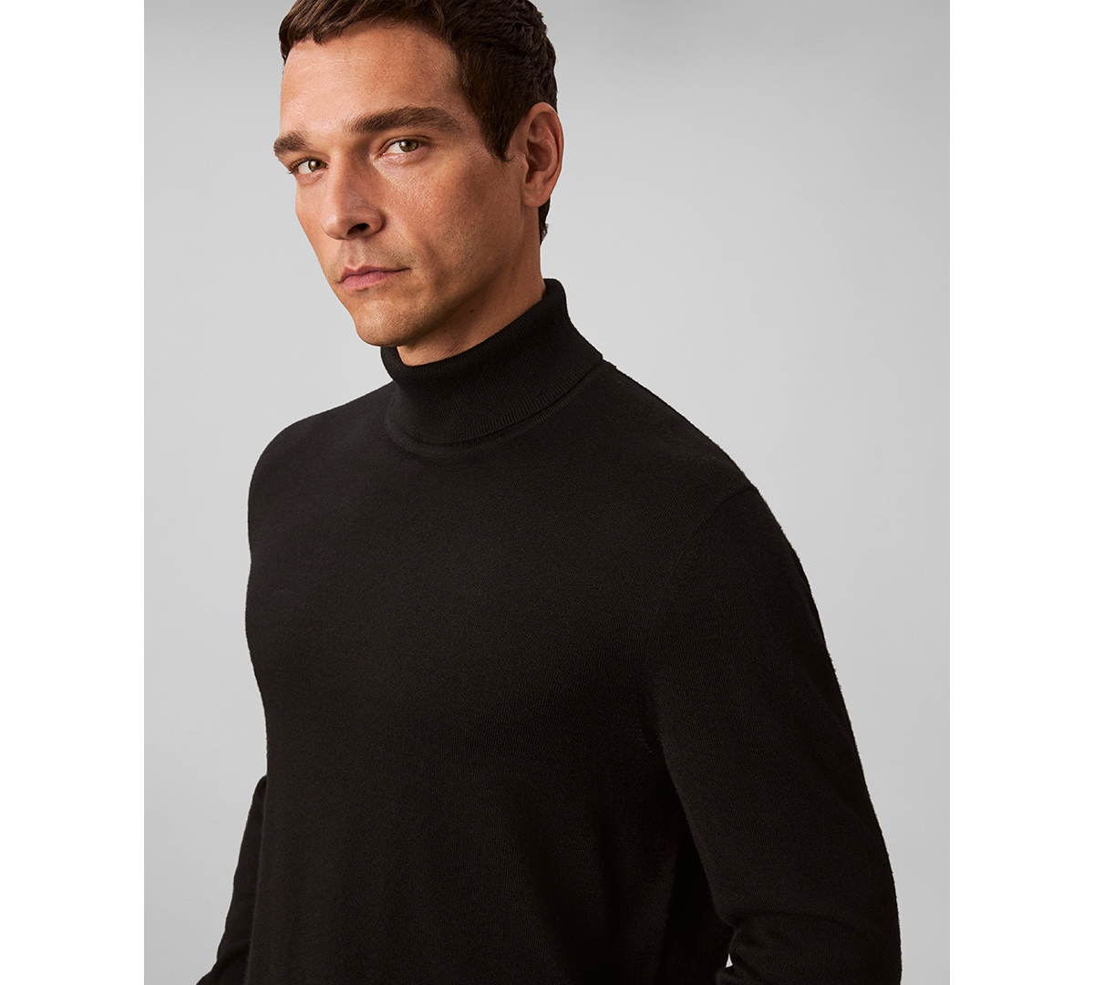 Calvin Klein Men's Merino Wool Blend Turtleneck Sweater