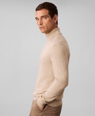 Men's Merino Wool Blend Turtleneck Sweater