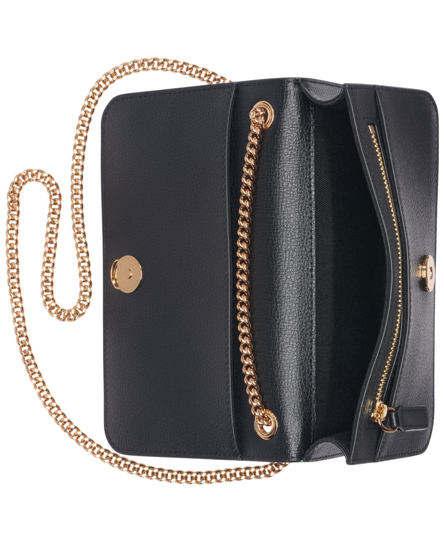 Женская сумка KARL LAGERFELD PARIS Kosette Mini Shoulder, цвет: Чёрный / Золотой — фото 4