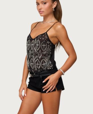Women's Kaleesy Beaded Tank Top