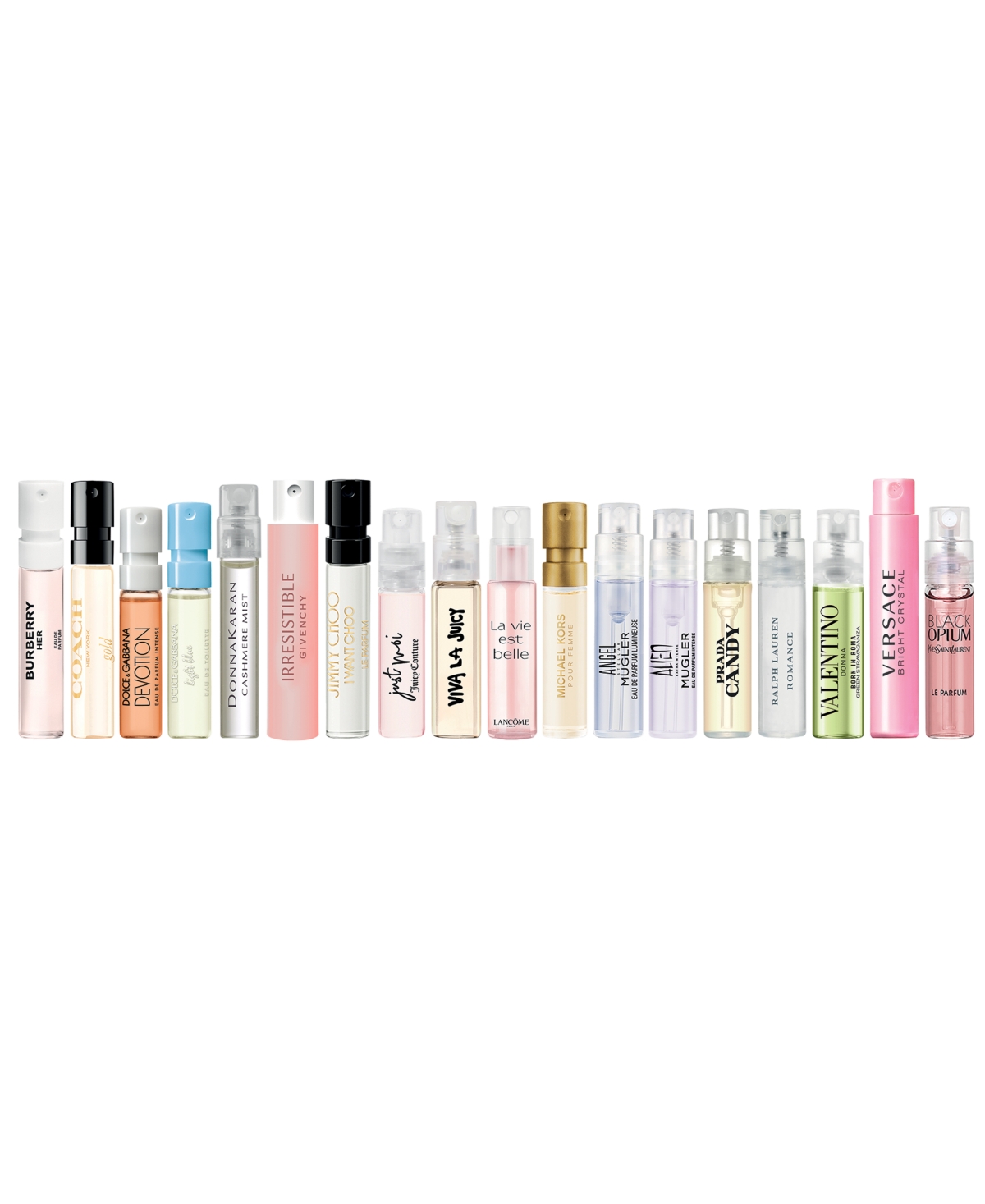 Created For Macy's 18-pc. Favorite Scents Sampler Set For Her In Transparent