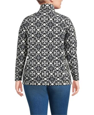 Plus Size Anyweather Fleece Quarter Zip Pullover