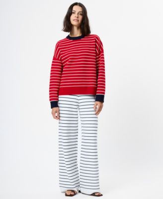 Women's Marley Knit Long-Sleeve Striped Sweater
