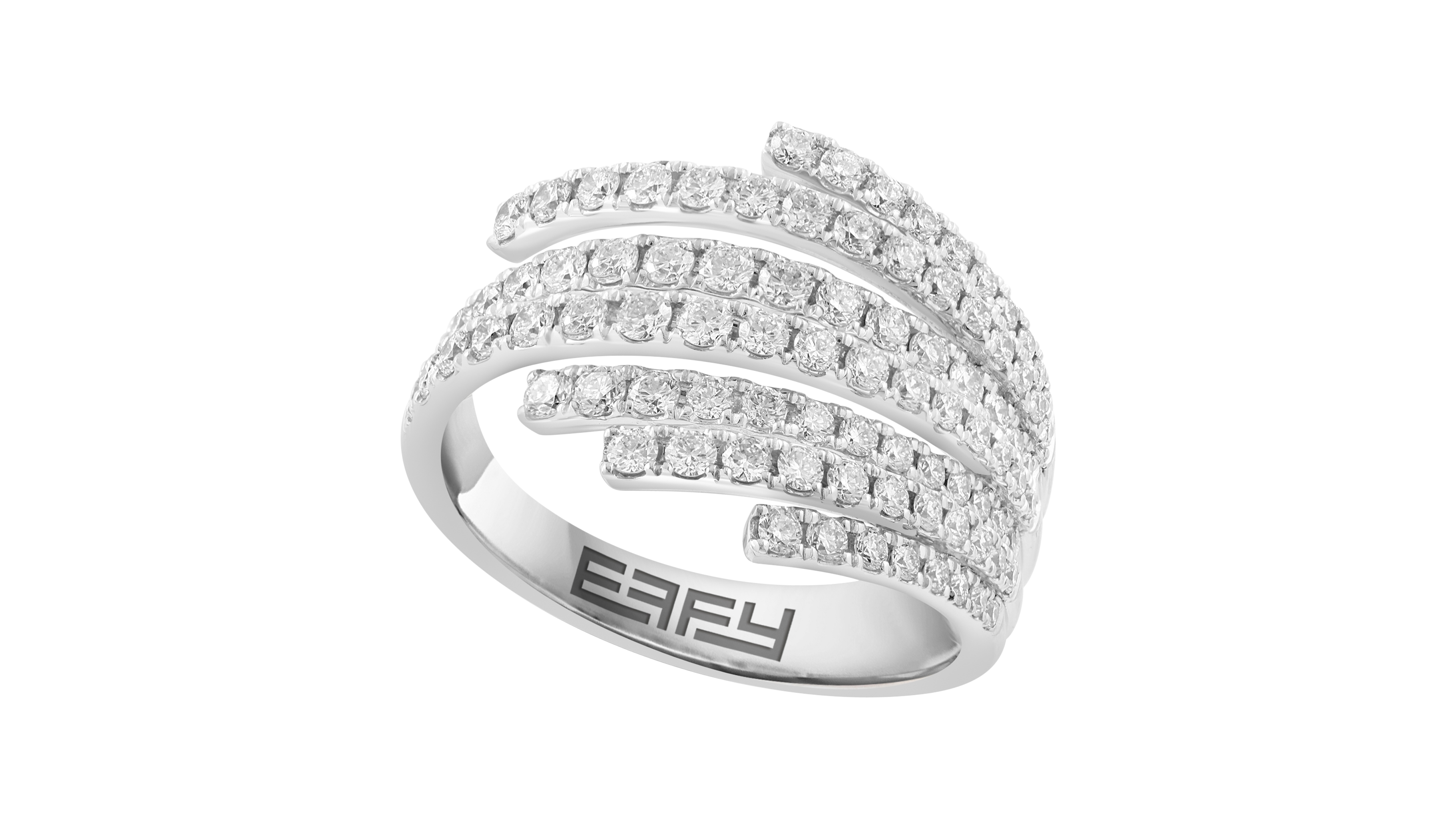 Effy Collection Diamond Ring ( 1-1/6 ct. t.w.) in 14K White Gold
