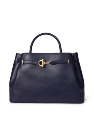 Leather Large Blaike Satchel Bag