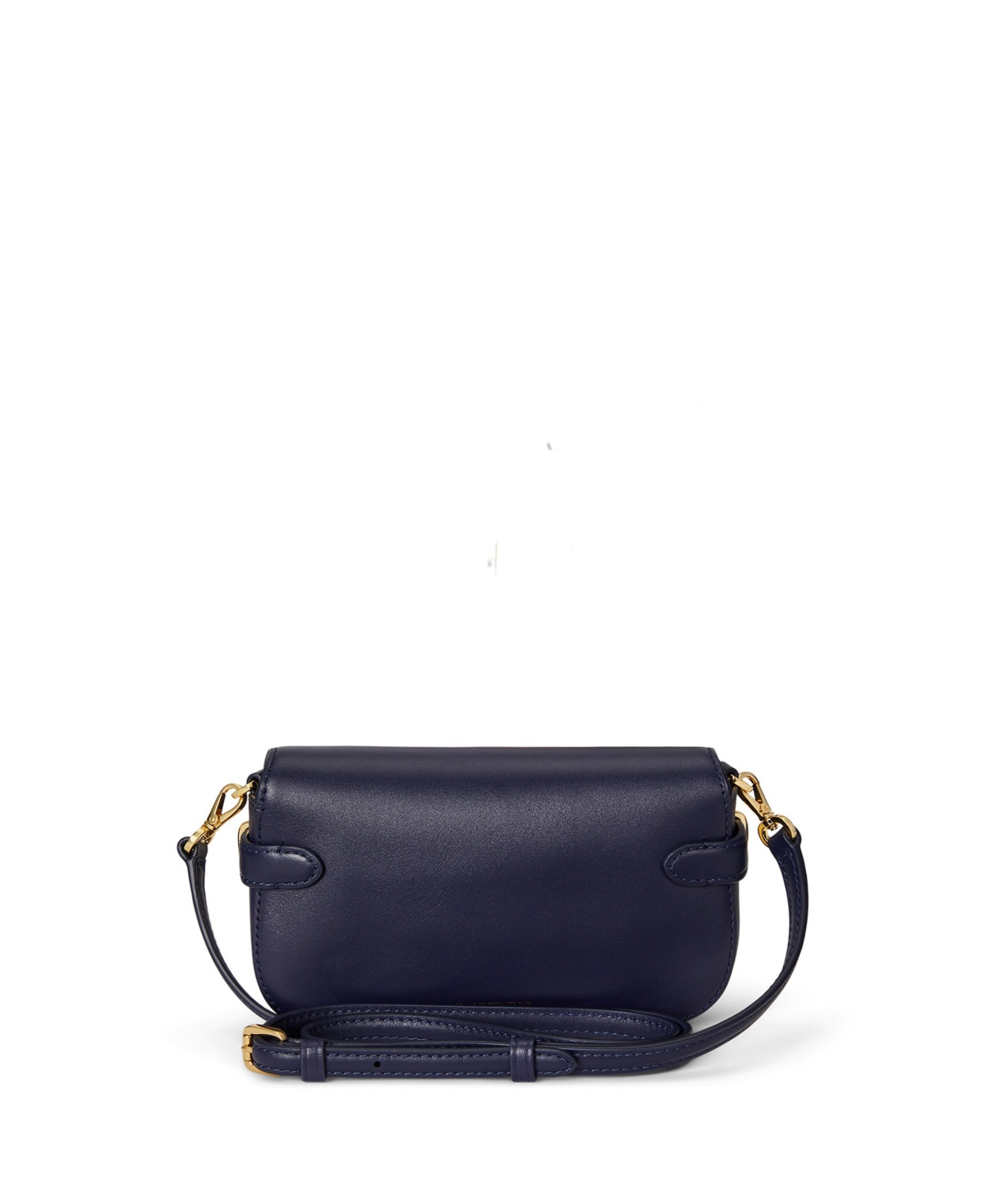 Ralph Lauren Leather Small Blaike Crossbody Bag In Blue