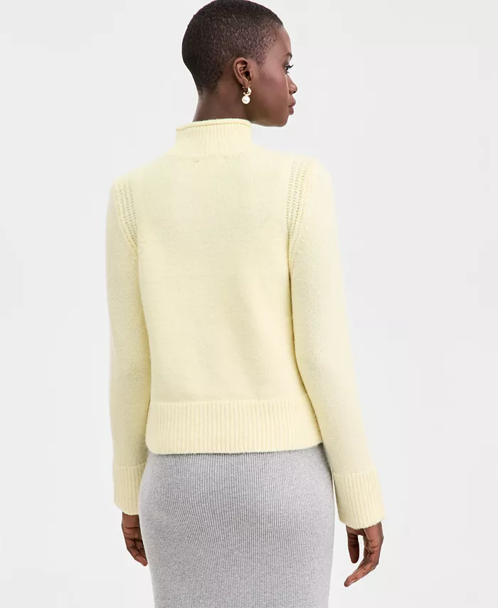 Women's Roll Mock-Neck Sweater - thumbnail 8