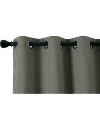 Oversized Grommet Top Window Valances - Aqua