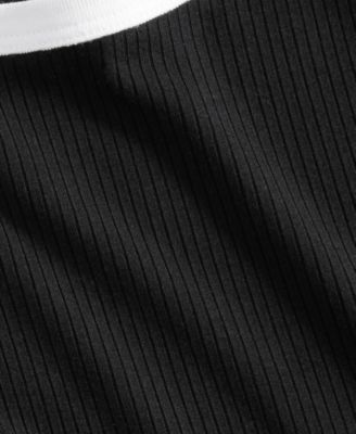 Women's Knit Short-Sleeve Trim Top, Macy's Exclusive