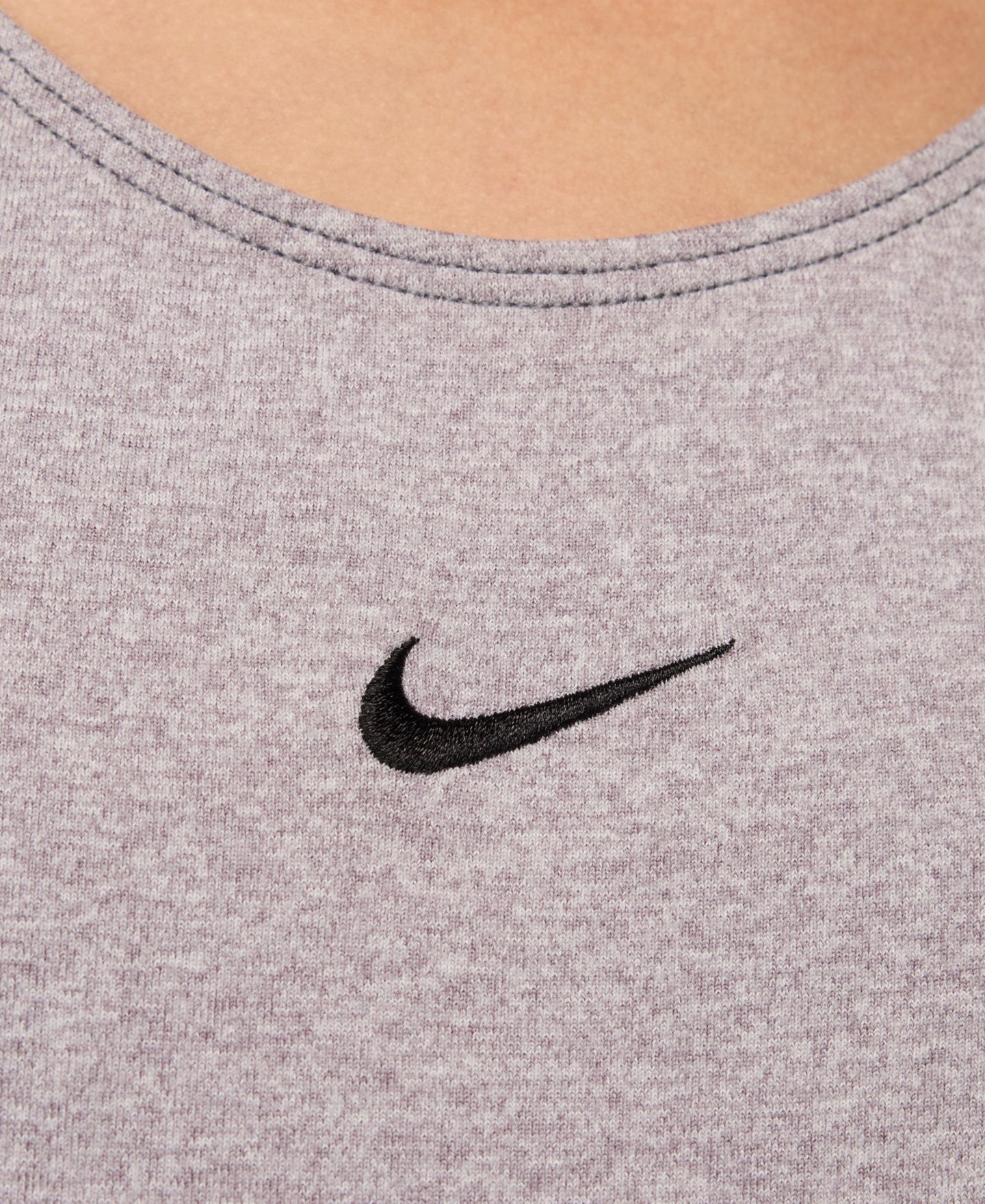 Купальник Nike Leotard, на завязках — Nike Gymnastics, цвет: Меланжевый серый — фото 5