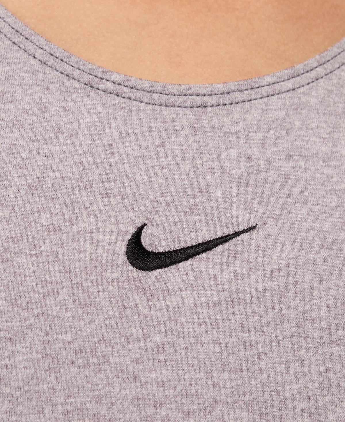 Nike Gymnastics Nike Girls 7-16 Gymnastics Strappy Performance Back Leotard In Gray