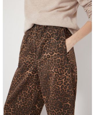 Women's Jack Barrel Leg Pull On Cotton Pants