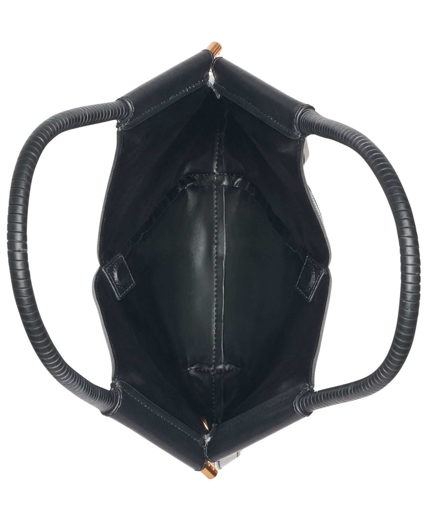 Женская сумка Donna Karan New York Baldwin Woven Grommet Shoulder, цвет: Чёрный / Золотой — фото 4