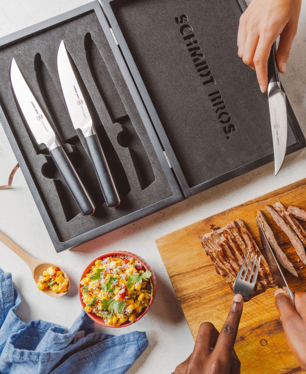 Schmidt Brothers Crosstown 4-Pc. Steak Knife Set