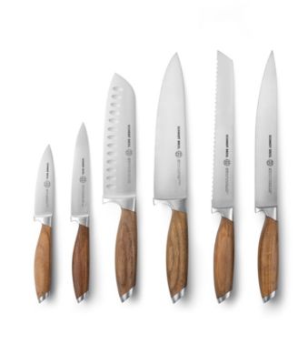 Bonded Teak 7-Pc. Knife Block Set