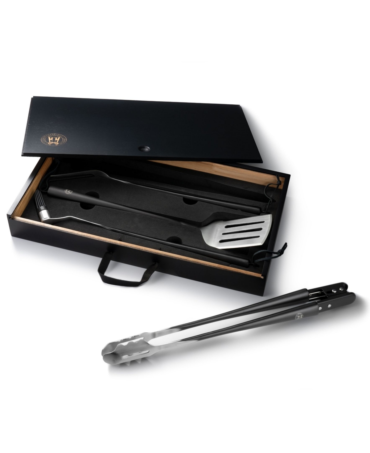 Schmidt Brothers Carbon 6, 4-pc. Grill Set In Black