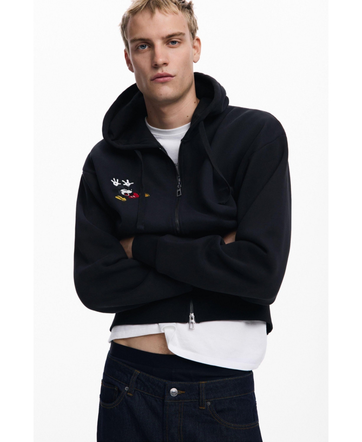 Desigual Men's Mickey Printed Sweatshirt