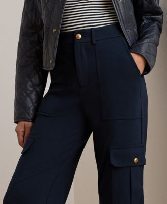 Women's Petite Full Length Cargo Pants