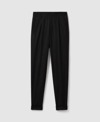 Men's Relaxed Drawstring Turn-Ups Pants